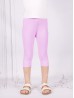 Kids Solid Color Stretchy Capri (7-10 Yrs)